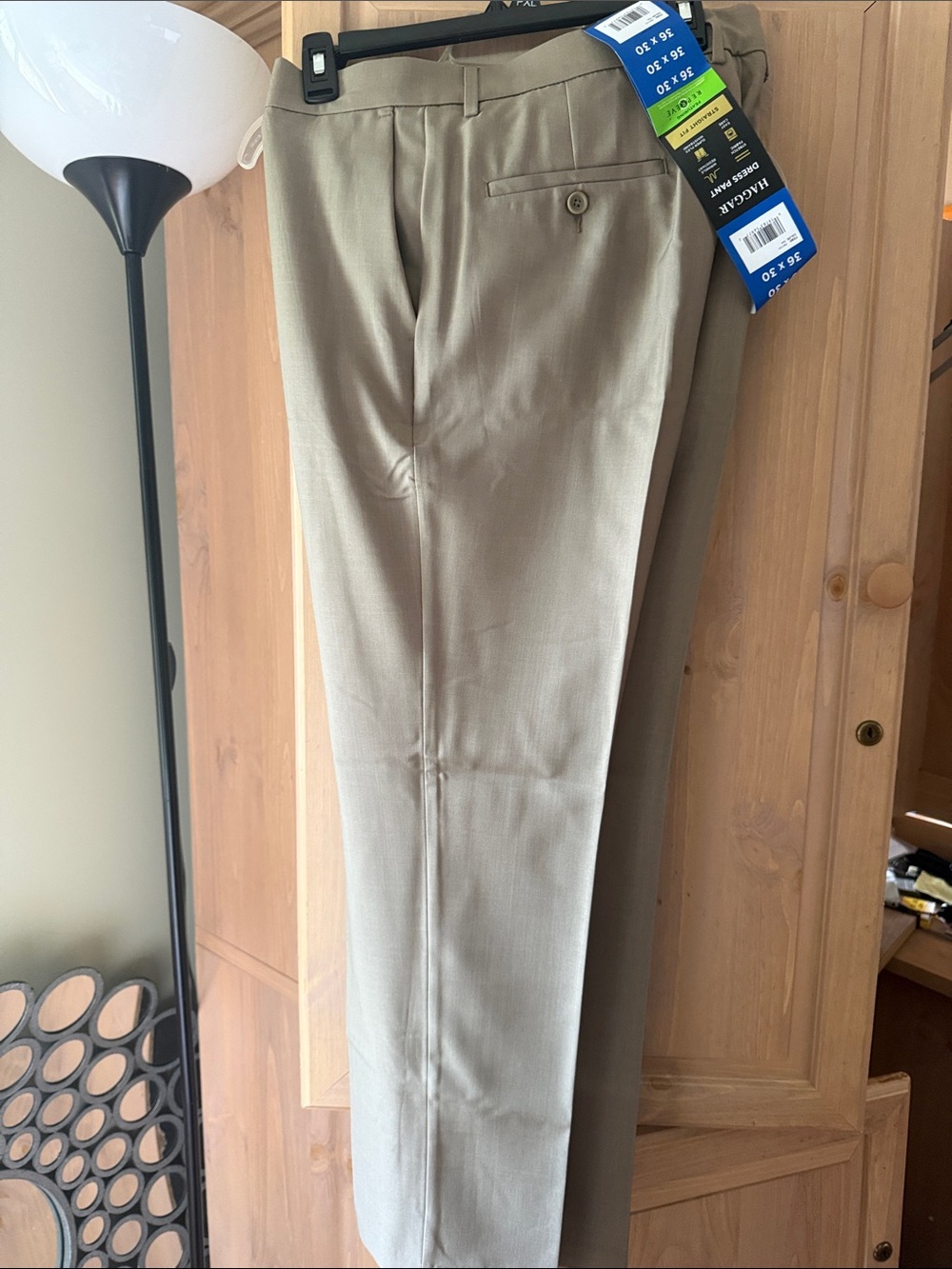 Haggar Men's Dress Pants — Light Khaki
